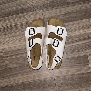 White Mens Sandals